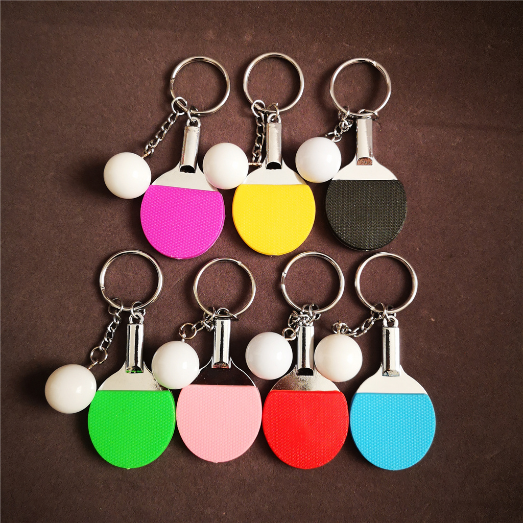 Mini Table Tennis ball Ping Pong Bat Key Chain - Sunglan International ...