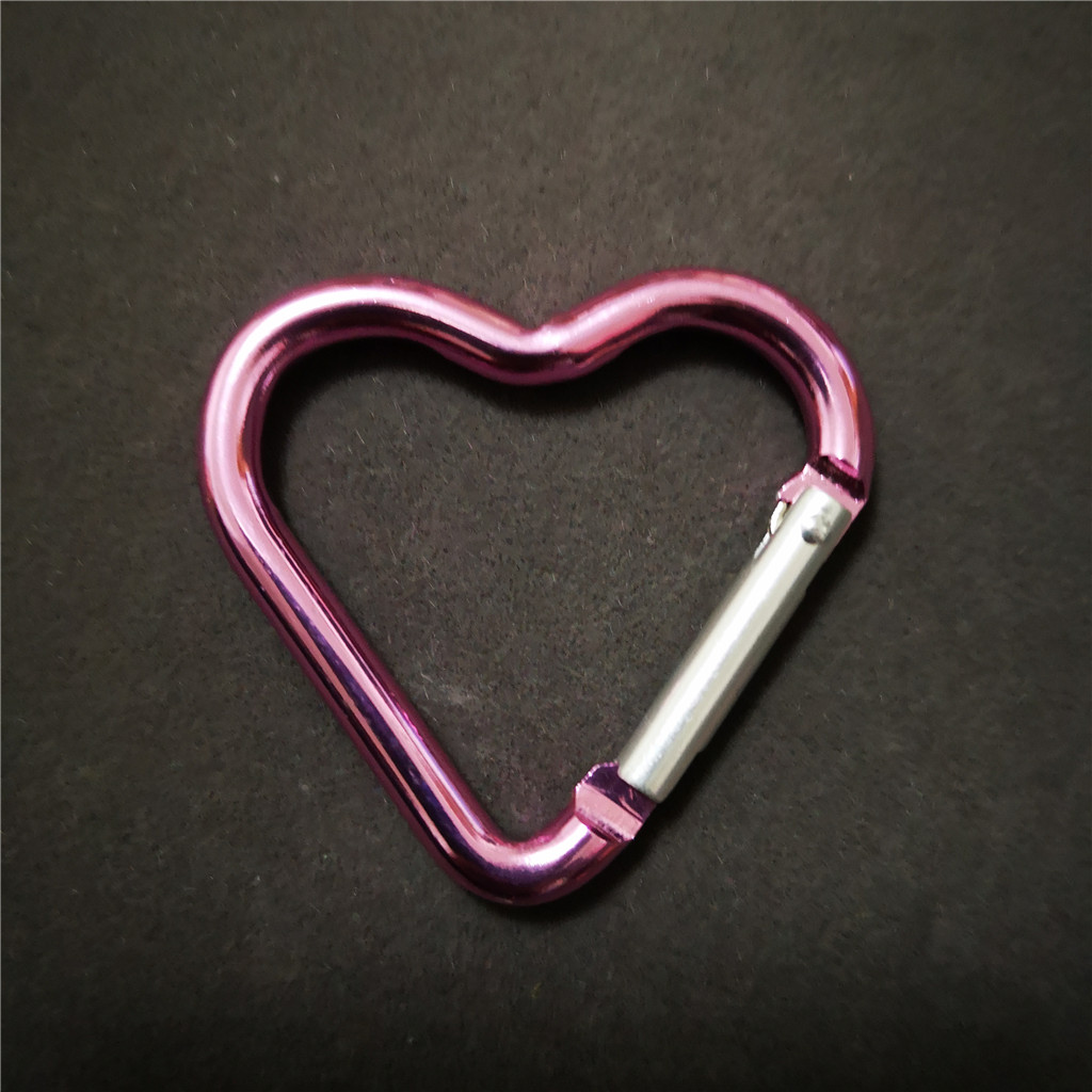 Aormos 12PCS Black Carabiner Clips, 2.3" Small Carabiner Clip Aluminum D Ring - View #10