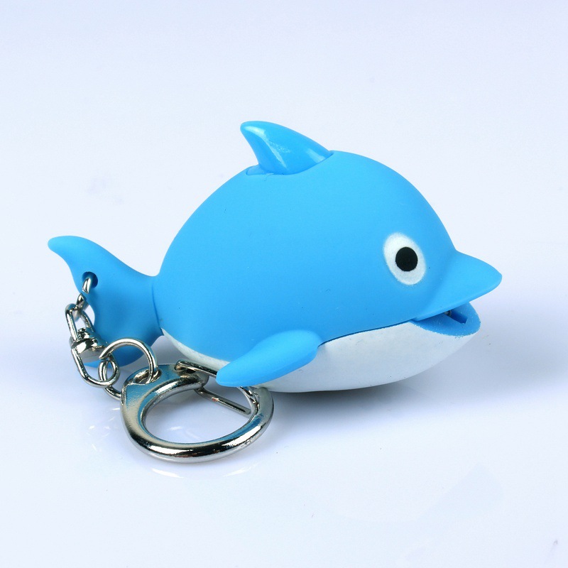 LED light dolphin with sound keychain - Xiamen Sunglan Imp. & Exp.Co ...