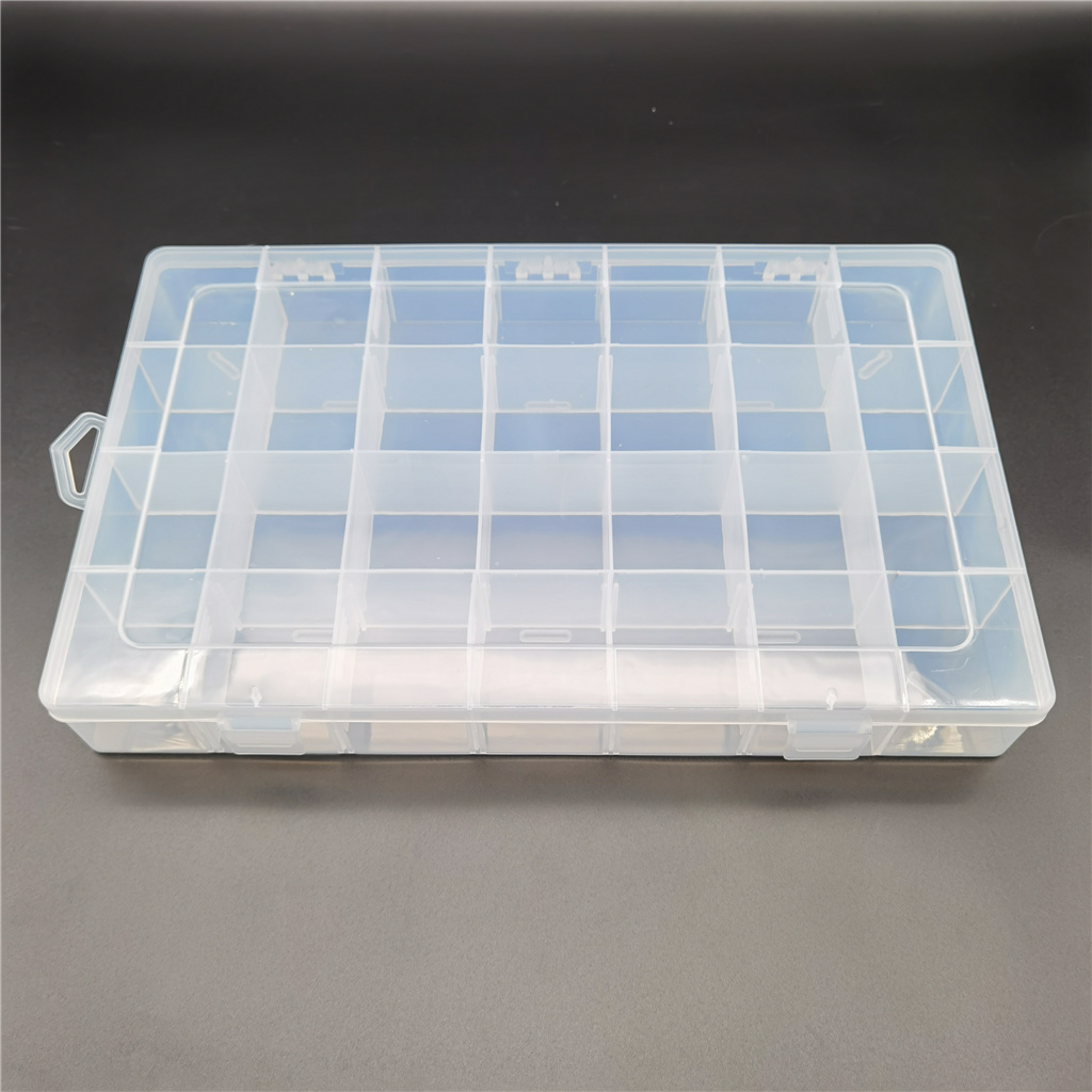 28 grids slot hanging plastic storage container box - Xiamen Sunglan ...