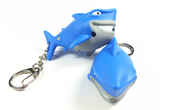 Shark Led Keychain LED light shark with sound keychain - Xiamen Sunglan Imp. & Exp.Co.,Ltd ...