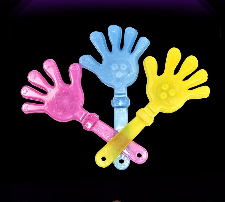 Plastic LED flash light cheering hand clapper toys - Xiamen Sunglan Imp ...