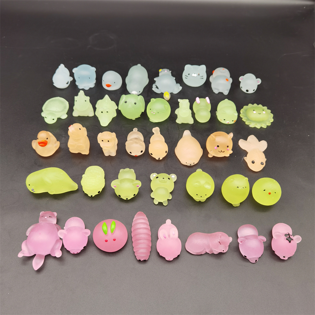 mochi squishy glow in the dark