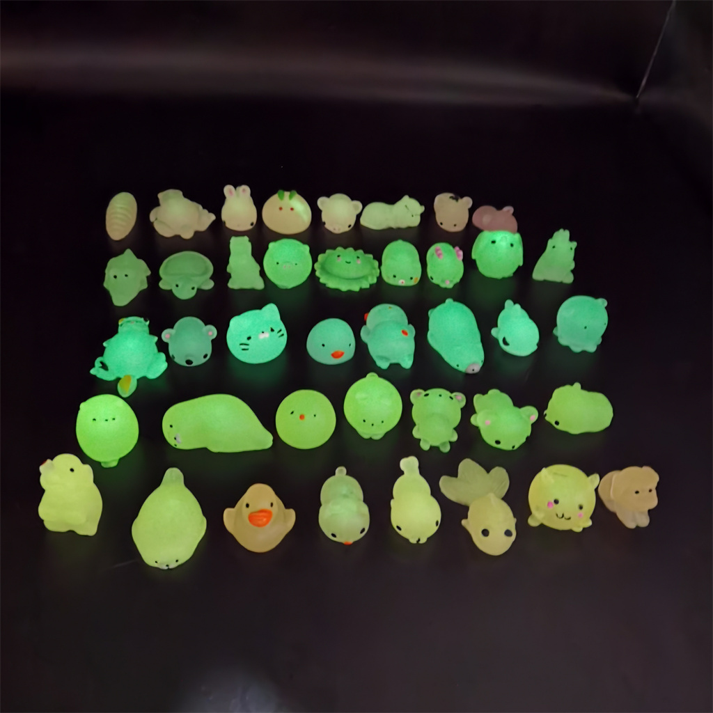 mochi squishy glow in the dark